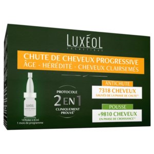 Luxéol Chute de Cheveux Progressive 14 Fioles 03Parapharm - Algérie, Beauté, Santé , Bien-être...