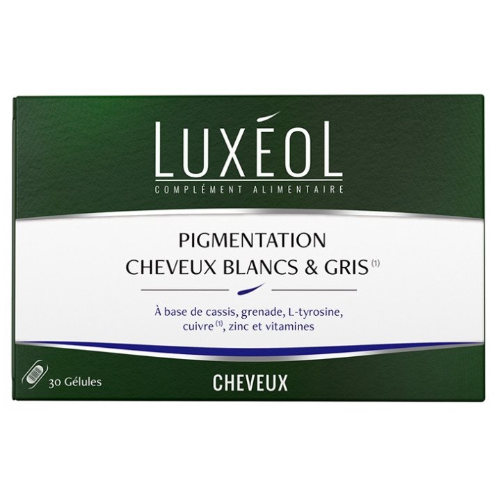 Luxéol Pigmentation Cheveux Blancs & Gris 30 Gélules 03Parapharm - Algérie, Beauté, Santé , Bien-être... Luxéol Pigmentation Cheveux Blancs & Gris 30 Gélules 03Parapharm - Algérie, Beauté, Santé , Bien-être...
