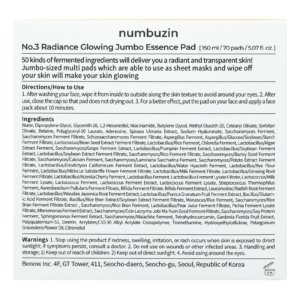 Numbuzin  No 3, Disque éclatant à l&rsquo;essence jumbo, 70 disques, 150 ml 03Parapharm - Algérie, Beauté, Santé , Bien-être...