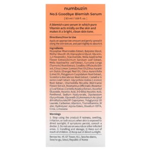 Numbuzin  N° 5, Sérum Adieu les imperfections, 50 ml 03Parapharm - Algérie, Beauté, Santé , Bien-être...