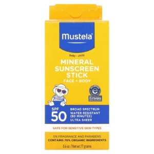 Mustela  Crème solaire minérale en bâton pour bébés, FPS 50, 17 g 03Parapharm - Algérie, Beauté, Santé , Bien-être...