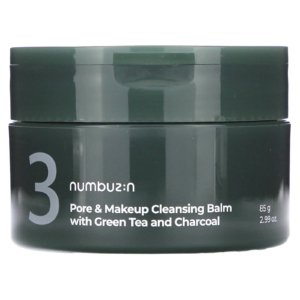 Numbuzin No.3 Baume nettoyant pour les pores et le maquillage au thé vert et au charbon, 85 g 03Parapharm - Algérie, Beauté, Santé , Bien-être... Numbuzin No.3 Baume nettoyant pour les pores et le maquillage au thé vert et au charbon, 85 g 03Parapharm - Algérie, Beauté, Santé , Bien-être...