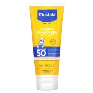 Mustela  Écran solaire minéral pour bébé, Visage et corps, FPS 50, 100 ml 03Parapharm - Algérie, Beauté, Santé , Bien-être...