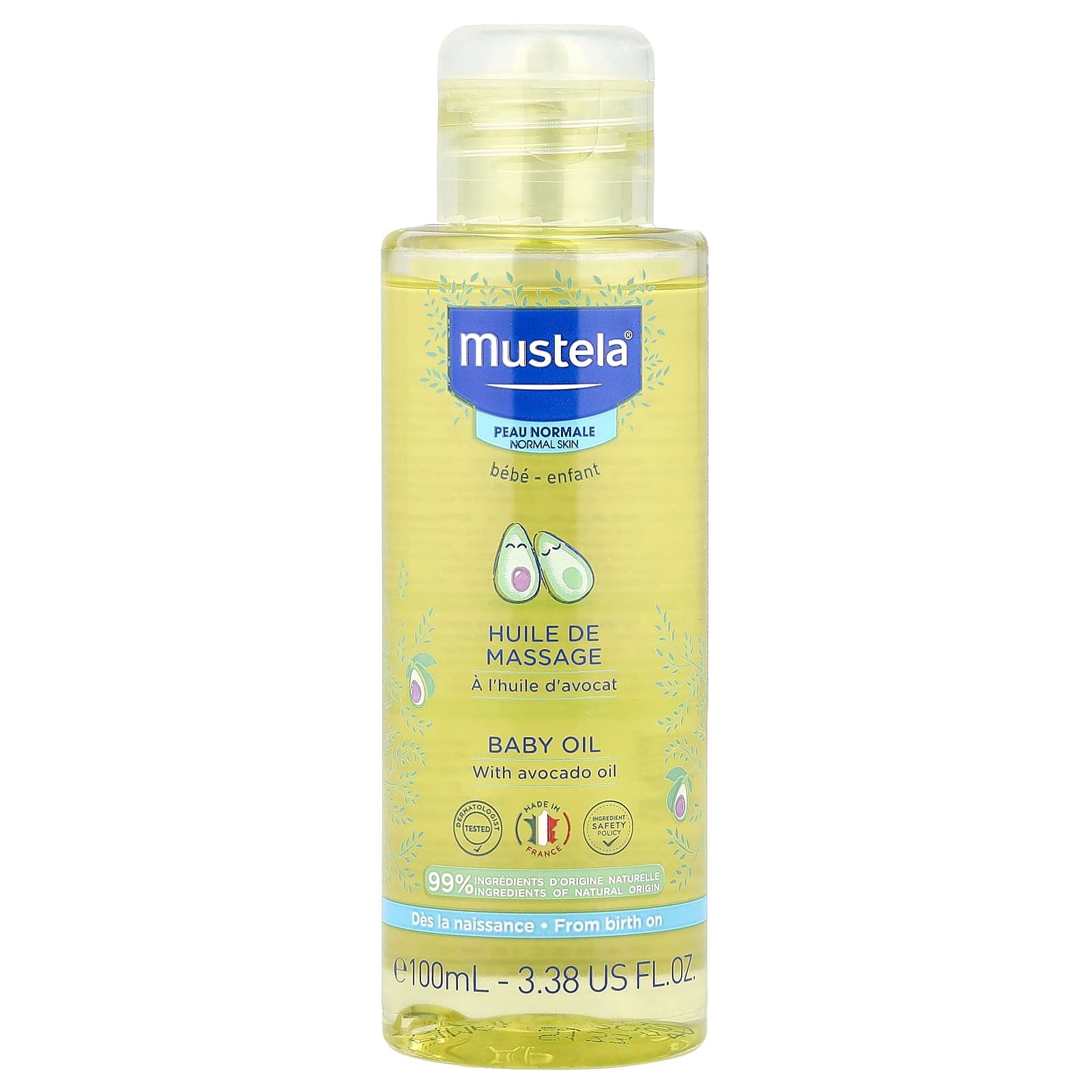 Mustela Huile de massage à l’huile d’avocat pour bébés, 100 ml 03Parapharm - Algérie, Beauté, Santé , Bien-être... Mustela Huile de massage à l’huile d’avocat pour bébés, 100 ml 03Parapharm - Algérie, Beauté, Santé , Bien-être...