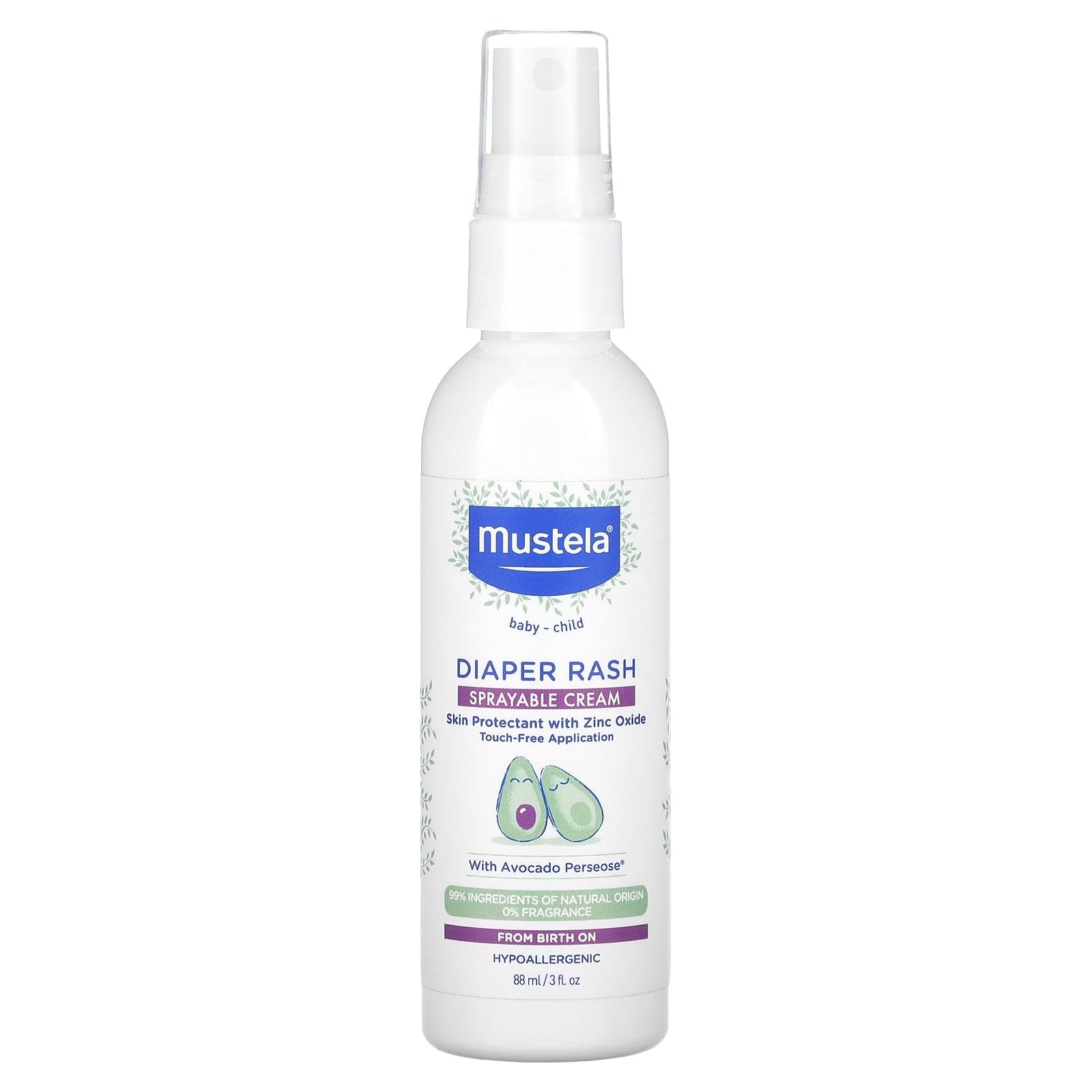 Mustela Érythème fessier, Crème à vaporiser, Sans parfum, 88 ml 03Parapharm - Algérie, Beauté, Santé , Bien-être... Mustela Érythème fessier, Crème à vaporiser, Sans parfum, 88 ml 03Parapharm - Algérie, Beauté, Santé , Bien-être...