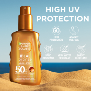Garnier Ambre Solaire Ideal Bronze SPF 50 150 ml 03Parapharm - Algérie, Beauté, Santé , Bien-être...
