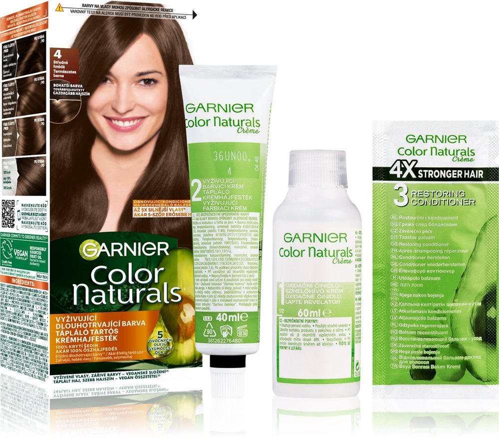 Garnier Color Naturals Creme teinte 4 Natural Brown 1 pcs 03Parapharm - Algérie, Beauté, Santé , Bien-être... Garnier Color Naturals Creme teinte 4 Natural Brown 1 pcs 03Parapharm - Algérie, Beauté, Santé , Bien-être...