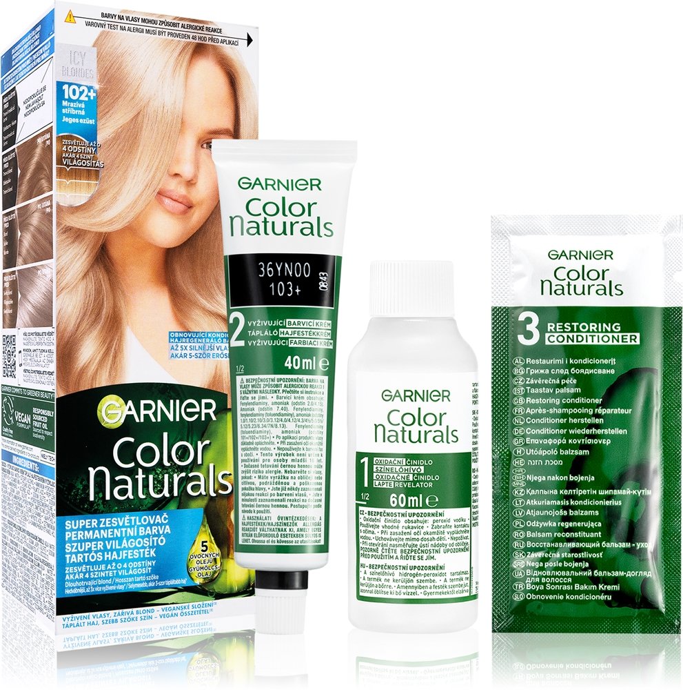Garnier Color Naturals Creme teinte 102+ Frosty Silver 1 pcs 03Parapharm - Algérie, Beauté, Santé , Bien-être... Garnier Color Naturals Creme teinte 102+ Frosty Silver 1 pcs 03Parapharm - Algérie, Beauté, Santé , Bien-être...