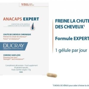 Ducray Anacaps Expert Chute de Cheveux Chronique 90 Gélules 03Parapharm - Algérie, Beauté, Santé , Bien-être...