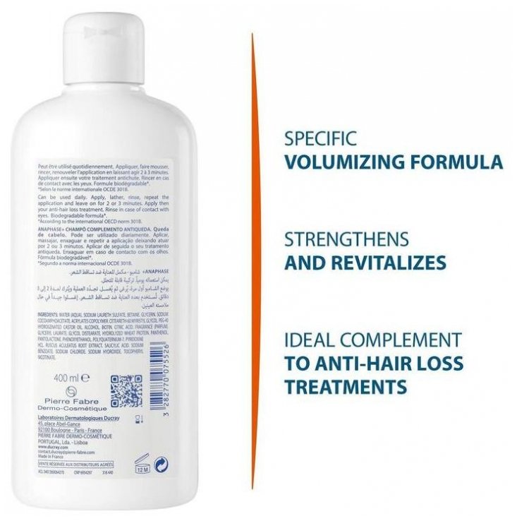 Ducray Anaphase+ Shampoing Complément Antichute 400 ml 03Parapharm - Algérie, Beauté, Santé , Bien-être... Ducray Anaphase+ Shampoing Complément Antichute 400 ml 03Parapharm - Algérie, Beauté, Santé , Bien-être...