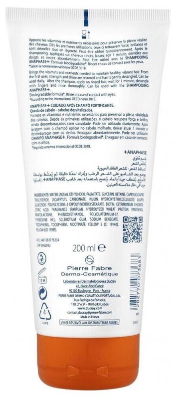 Ducray Anaphase+ Soin Après-Shampoing Fortifiant 200 ml 03Parapharm - Algérie, Beauté, Santé , Bien-être... Ducray Anaphase+ Soin Après-Shampoing Fortifiant 200 ml 03Parapharm - Algérie, Beauté, Santé , Bien-être...