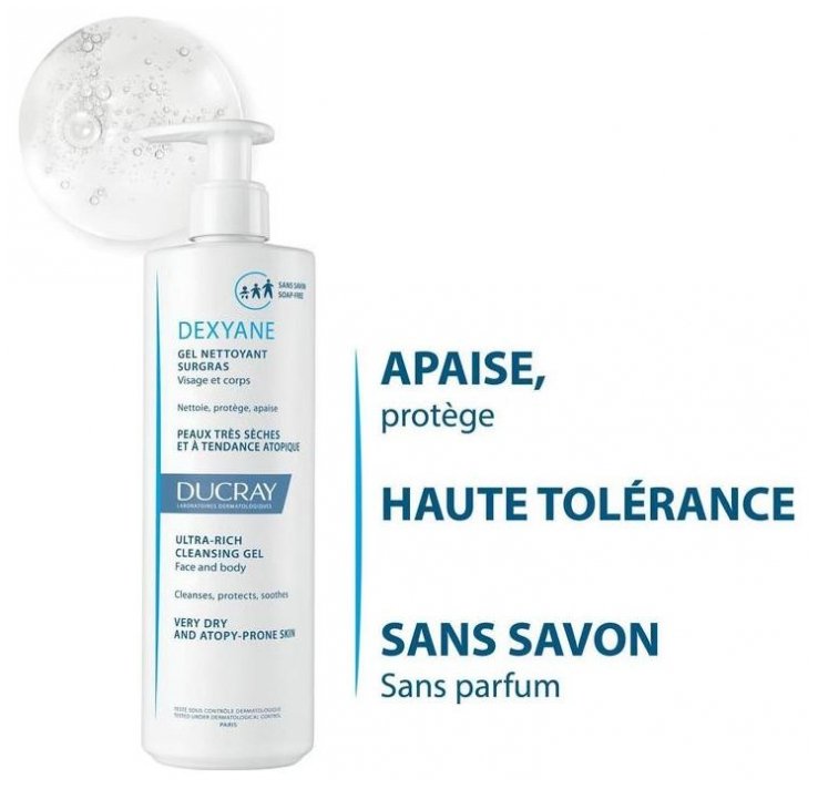 Ducray Dexyane Gel Nettoyant Surgras 400 ml 03Parapharm - Algérie, Beauté, Santé , Bien-être... Ducray Dexyane Gel Nettoyant Surgras 400 ml 03Parapharm - Algérie, Beauté, Santé , Bien-être...
