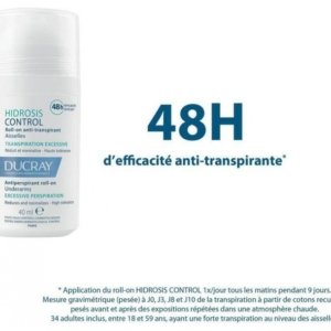 Ducray Hidrosis Control Roll-On Anti-Transpirant Aisselles 40 ml 03Parapharm - Algérie, Beauté, Santé , Bien-être...