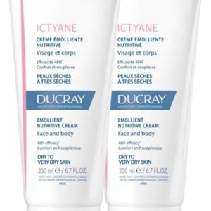 Ducray Ictyane Crème Émolliente Nutritive Visage et Corps Lot de 2 x 200 ml 03Parapharm - Algérie, Beauté, Santé , Bien-être...