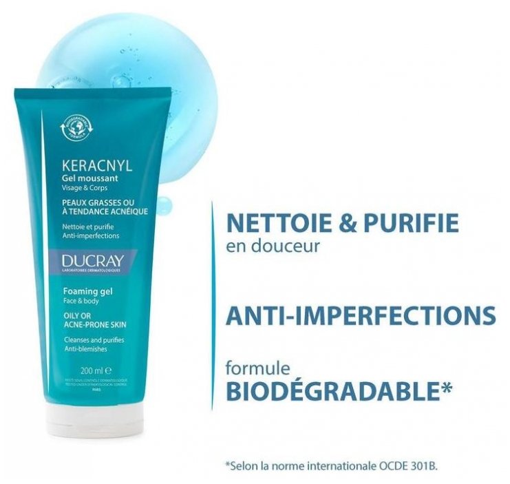 Ducray Keracnyl Gel Moussant 200 ml 03Parapharm - Algérie, Beauté, Santé , Bien-être... Ducray Keracnyl Gel Moussant 200 ml 03Parapharm - Algérie, Beauté, Santé , Bien-être...