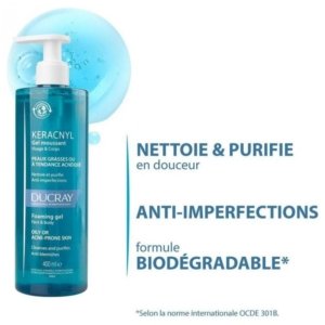 Ducray Keracnyl Gel Moussant 400 ml 03Parapharm - Algérie, Beauté, Santé , Bien-être...