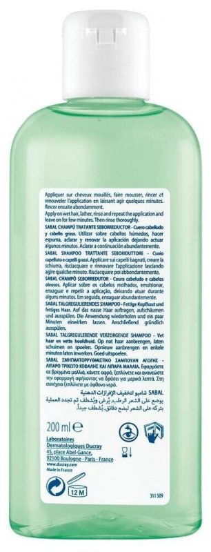 Ducray Sabal Shampoing Traitant Séboréducteur 200 ml 03Parapharm - Algérie, Beauté, Santé , Bien-être... Ducray Sabal Shampoing Traitant Séboréducteur 200 ml 03Parapharm - Algérie, Beauté, Santé , Bien-être...