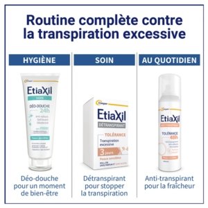 Etiaxil Anti-Transpirant Tolérance 48H Lot de 2 x 150 ml 03Parapharm - Algérie, Beauté, Santé , Bien-être...