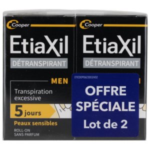 Etiaxil Détranspirant Men Aisselles Peaux Sensibles Roll-On Lot de 2 x 15 ml 03Parapharm - Algérie, Beauté, Santé , Bien-être... Etiaxil Détranspirant Men Aisselles Peaux Sensibles Roll-On Lot de 2 x 15 ml 03Parapharm - Algérie, Beauté, Santé , Bien-être...