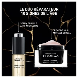 Filorga GLOBAL-REPAIR ADVANCED Crème Jeunesse – Réparation 50 ml + Elixir Intensif Jeunesse 5 ml & Bougie Parfumée Offerts 03Parapharm - Algérie, Beauté, Santé , Bien-être...