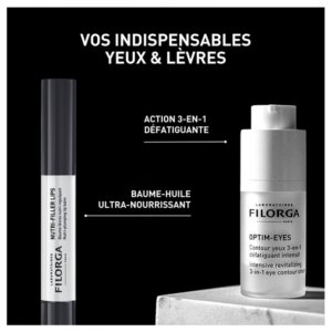 Filorga OPTIM-EYES Contour des Yeux 3en1 15 ml + NUTRI-FILLER Lips 4 g Offert 03Parapharm - Algérie, Beauté, Santé , Bien-être...
