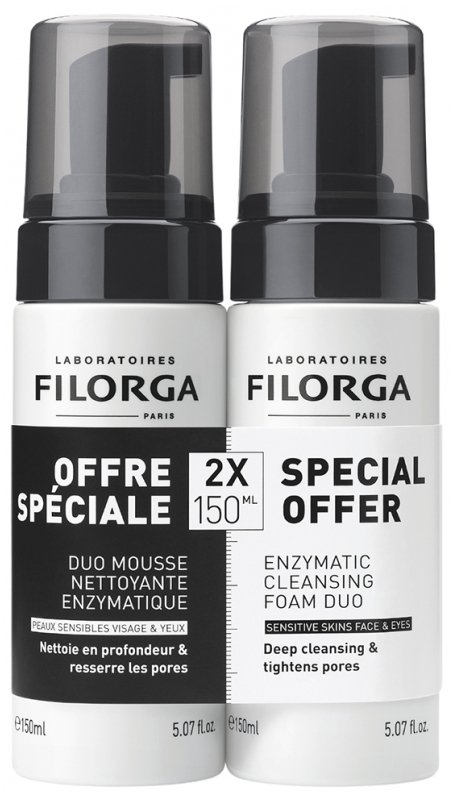 Filorga SKIN-PREP Mousse Nettoyante Enzymatique Lot de 2 x 150 ml 03Parapharm - Algérie, Beauté, Santé , Bien-être... Filorga SKIN-PREP Mousse Nettoyante Enzymatique Lot de 2 x 150 ml 03Parapharm - Algérie, Beauté, Santé , Bien-être...
