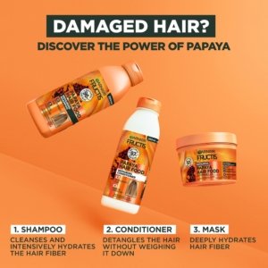 Garnier Fructis Papaya Hair Food 350 ml 03Parapharm - Algérie, Beauté, Santé , Bien-être...