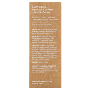 Mary & May  Houttuynia cordata + Sérum à l&rsquo;arbre à thé, 30 ml 03Parapharm - Algérie, Beauté, Santé , Bien-être...
