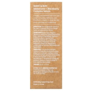 Mary & May  Idébénone + Sérum au complexe de mûres, 30 ml 03Parapharm - Algérie, Beauté, Santé , Bien-être...
