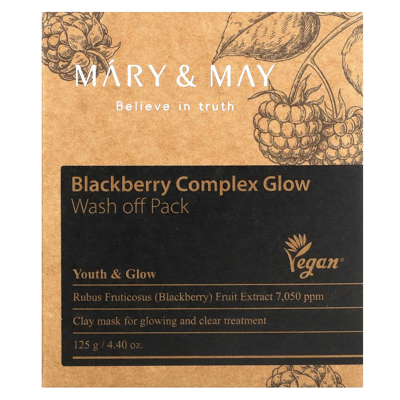 Mary & May Blackberry Complex Glow, Sachet lavable, 125 g 03Parapharm - Algérie, Beauté, Santé , Bien-être... Mary & May Blackberry Complex Glow, Sachet lavable, 125 g 03Parapharm - Algérie, Beauté, Santé , Bien-être...