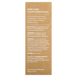 Mary & May  Sérum Centella Asiatica, Sans parfum, 30 ml 03Parapharm - Algérie, Beauté, Santé , Bien-être...