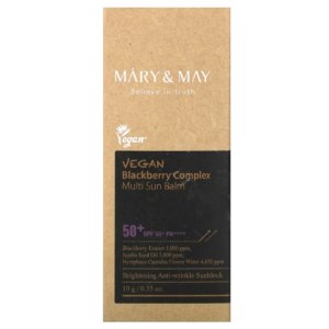 Mary & May  Complexe de mûres vegan, Baume multisolaire, SPF 50+ PA++++, 10 g 03Parapharm - Algérie, Beauté, Santé , Bien-être...