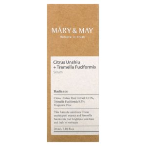 Mary & May  Sérum Unshiu aux agrumes + Tremella fuciformis, 30 ml 03Parapharm - Algérie, Beauté, Santé , Bien-être...