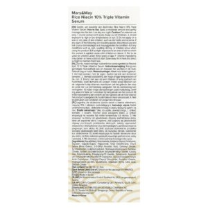 Mary & May Édition Seoul, Sérum triple vitamines 10 %, niacine de riz, 80 ml 03Parapharm - Algérie, Beauté, Santé , Bien-être... Mary & May Édition Seoul, Sérum triple vitamines 10 %, niacine de riz, 80 ml 03Parapharm - Algérie, Beauté, Santé , Bien-être...