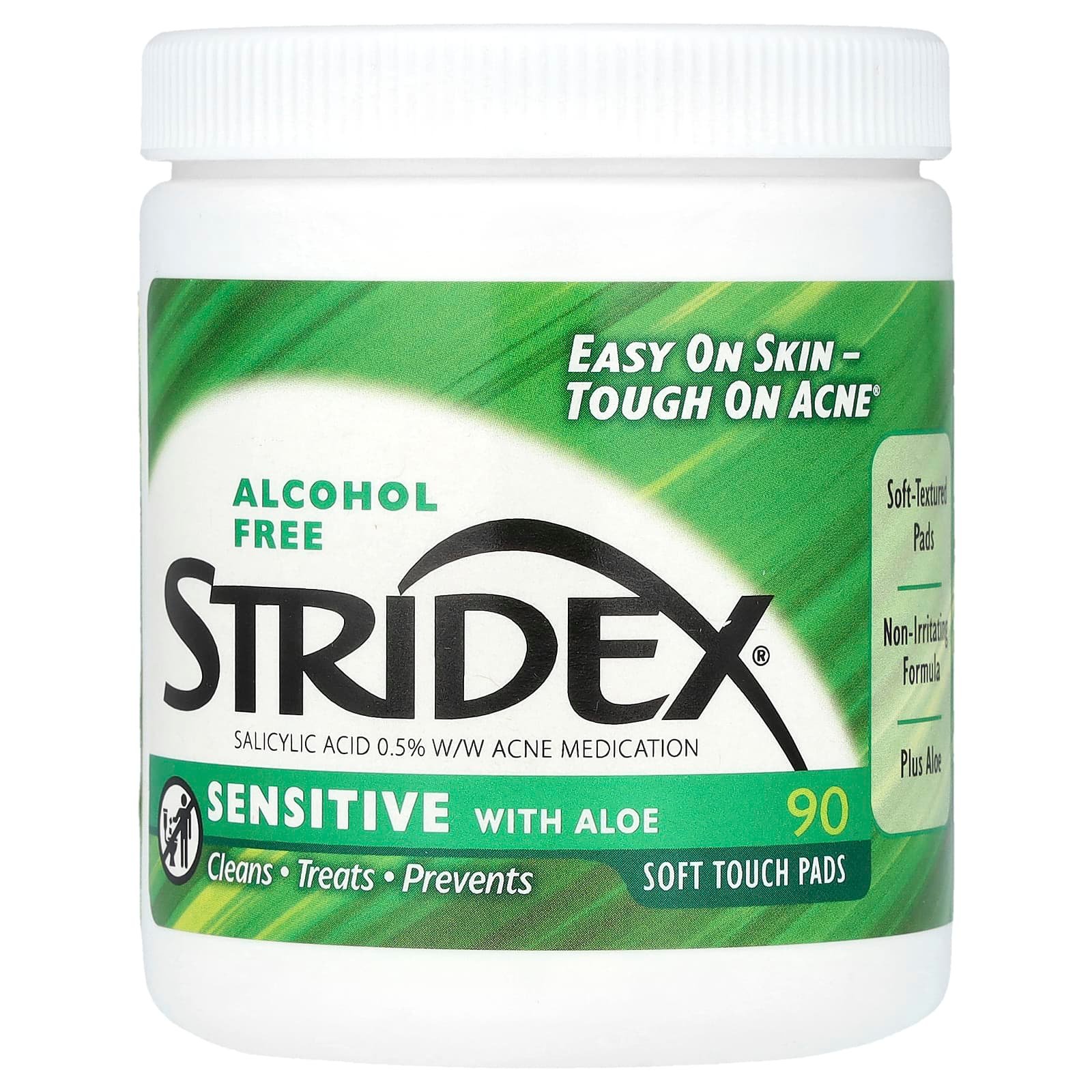 Stridex Sensible, Avec de l’aloès, Sans alcool, 90 cotons au toucher doux 03Parapharm - Algérie, Beauté, Santé , Bien-être... Stridex Sensible, Avec de l’aloès, Sans alcool, 90 cotons au toucher doux 03Parapharm - Algérie, Beauté, Santé , Bien-être...