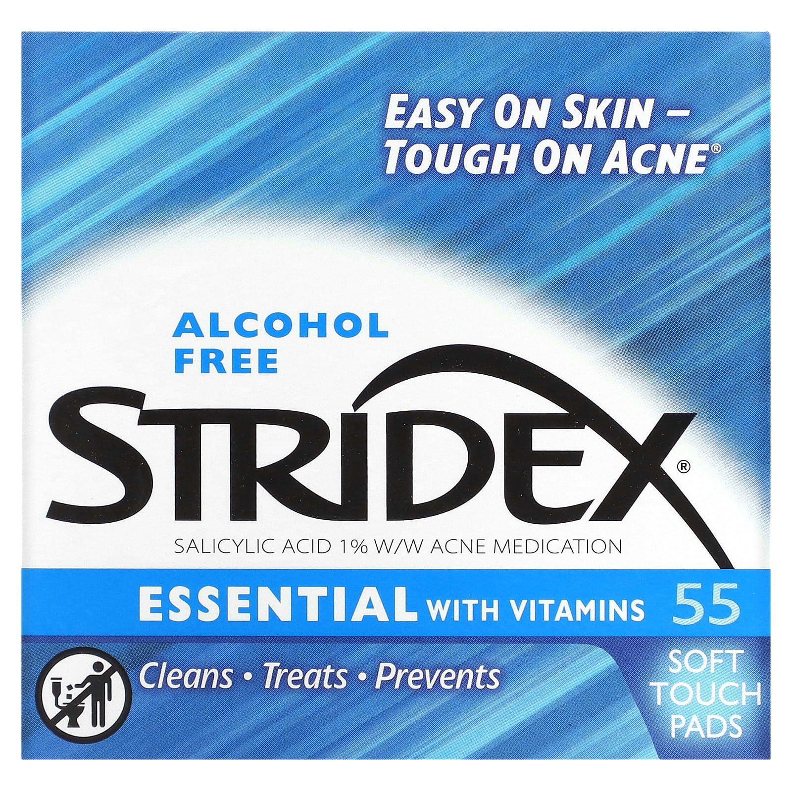 Stridex Contrôle de l’acné en une seule étape, sans alcool, 55 lingettes douces, 10,7 cm chacune 03Parapharm - Algérie, Beauté, Santé , Bien-être... Stridex Contrôle de l’acné en une seule étape, sans alcool, 55 lingettes douces, 10,7 cm chacune 03Parapharm - Algérie, Beauté, Santé , Bien-être...