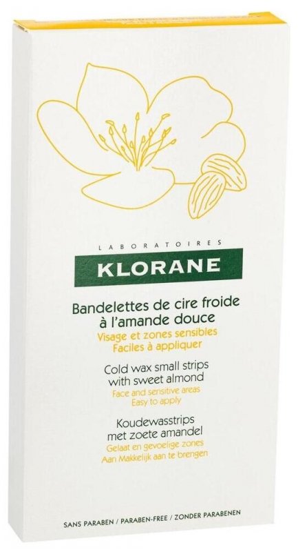 Klorane 6 Doubles Bandelettes de Cire Froide à l’Amande Douce 03Parapharm - Algérie, Beauté, Santé , Bien-être... Klorane 6 Doubles Bandelettes de Cire Froide à l’Amande Douce 03Parapharm - Algérie, Beauté, Santé , Bien-être...