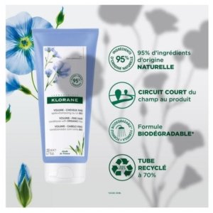 Klorane Volume – Cheveux Fins Après-Shampoing au Lin Bio 200 ml 03Parapharm - Algérie, Beauté, Santé , Bien-être...