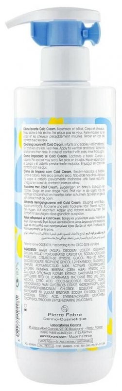 Klorane Bébé Crème Lavante Cold Cream 500 ml 03Parapharm - Algérie, Beauté, Santé , Bien-être... Klorane Bébé Crème Lavante Cold Cream 500 ml 03Parapharm - Algérie, Beauté, Santé , Bien-être...
