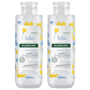 Klorane Bébé Eau Nettoyante sans Rinçage Lot de 2 x 500 ml 03Parapharm - Algérie, Beauté, Santé , Bien-être...