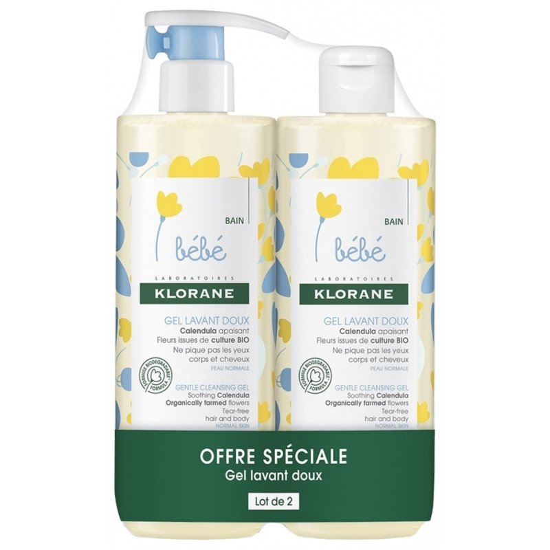Klorane Bébé Gel Lavant Doux Lot de 2 x 500 ml 03Parapharm - Algérie, Beauté, Santé , Bien-être... Klorane Bébé Gel Lavant Doux Lot de 2 x 500 ml 03Parapharm - Algérie, Beauté, Santé , Bien-être...