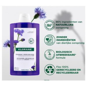 Klorane Shampoing Déjaunissant Cheveux Gris et Blonds 200 ml 03Parapharm - Algérie, Beauté, Santé , Bien-être... Klorane Shampoing Déjaunissant Cheveux Gris et Blonds 200 ml 03Parapharm - Algérie, Beauté, Santé , Bien-être...