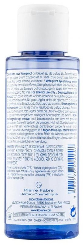 Klorane Démaquillant Yeux Waterproof au Bleuet 100 ml 03Parapharm - Algérie, Beauté, Santé , Bien-être... Klorane Démaquillant Yeux Waterproof au Bleuet 100 ml 03Parapharm - Algérie, Beauté, Santé , Bien-être...