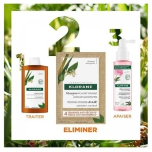Klorane Masque Poudre Traitant au Galanga Pellicules Persistantes 8 Sachets 03Parapharm - Algérie, Beauté, Santé , Bien-être...