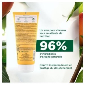 Klorane Nutrition – Cheveux Secs Après-Shampoing à la Mangue 200 ml 03Parapharm - Algérie, Beauté, Santé , Bien-être...