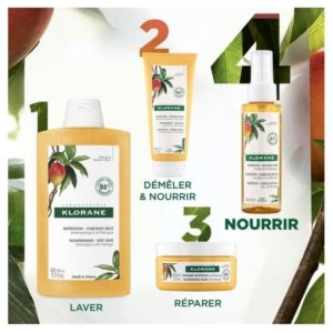 Klorane Nutrition – Cheveux Secs Huile à la Mangue 100 ml 03Parapharm - Algérie, Beauté, Santé , Bien-être...