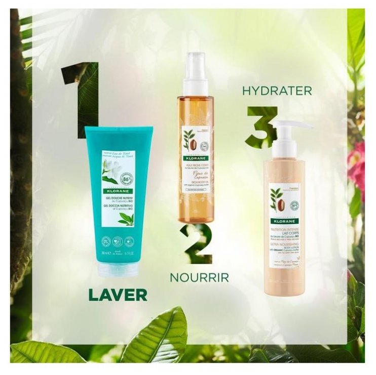 Klorane Gel Douche Nutritif au Cupuaçu Bio Eau de Tiaré 200 ml 03Parapharm - Algérie, Beauté, Santé , Bien-être... Klorane Gel Douche Nutritif au Cupuaçu Bio Eau de Tiaré 200 ml 03Parapharm - Algérie, Beauté, Santé , Bien-être...