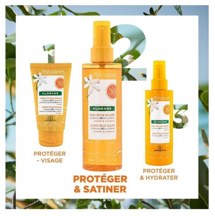 Klorane Polysianes Huile Sèche Solaire au Tamanu Bio et Monoï SPF30 200 ml 03Parapharm - Algérie, Beauté, Santé , Bien-être... Klorane Polysianes Huile Sèche Solaire au Tamanu Bio et Monoï SPF30 200 ml 03Parapharm - Algérie, Beauté, Santé , Bien-être...