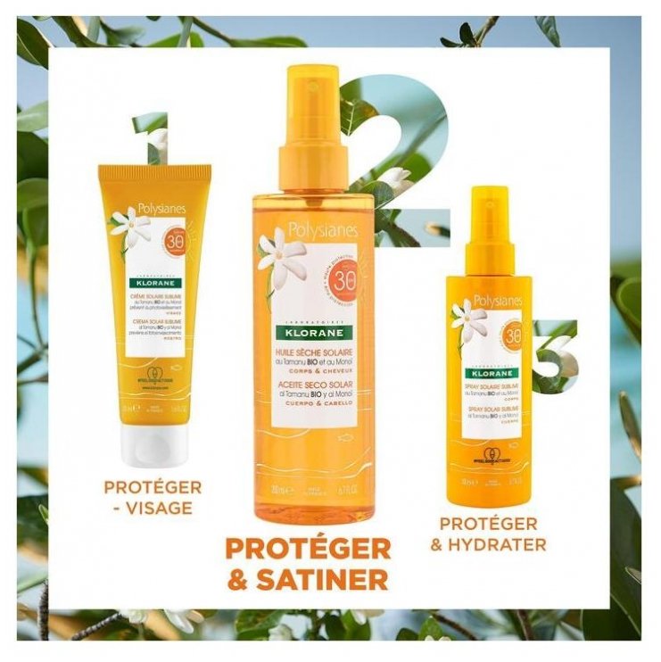 Klorane Polysianes Huile Sèche Solaire au Tamanu Bio et Monoï SPF30 200 ml 03Parapharm - Algérie, Beauté, Santé , Bien-être... Klorane Polysianes Huile Sèche Solaire au Tamanu Bio et Monoï SPF30 200 ml 03Parapharm - Algérie, Beauté, Santé , Bien-être...