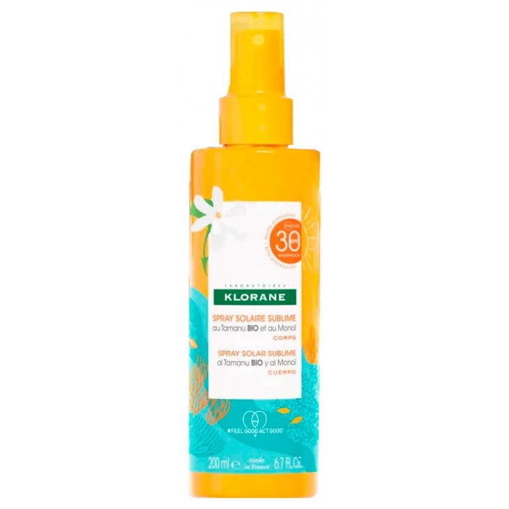 Klorane Spray Solaire Sublime au Tamanu Bio et Monoï SPF30 200 ml 03Parapharm - Algérie, Beauté, Santé , Bien-être... Klorane Spray Solaire Sublime au Tamanu Bio et Monoï SPF30 200 ml 03Parapharm - Algérie, Beauté, Santé , Bien-être...